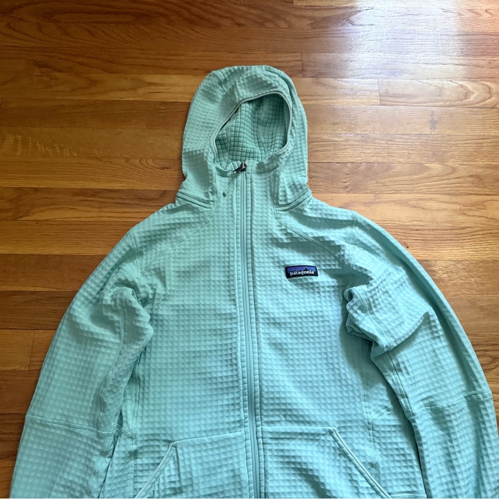 Patagonia R1 TechFace Hoody Jacket Women’s Medium Mint - Picture 3 of 7